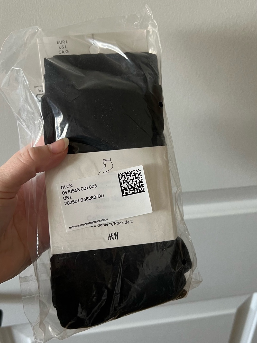 NWT H&M Black Mama Maternity Tights 2 Pack